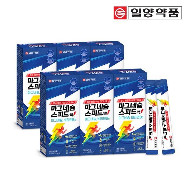 일양약품 액상 마시는 글루콘산 마그네슘 비타민B 영양제 6박스