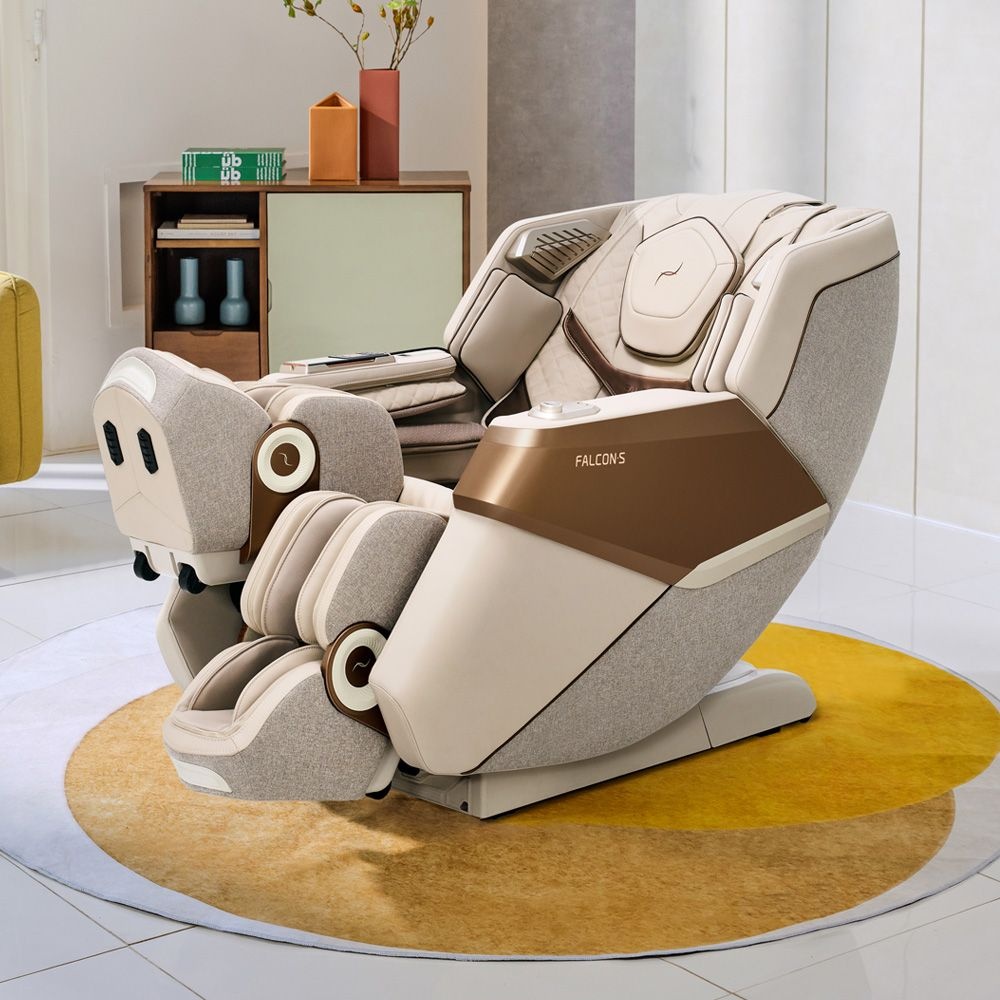 바디프랜드 [혜택가291만원대+L포인트10만] 팔콘S(천연가죽) 안마의자 헬스케어로봇 새제품 무상AS 5년