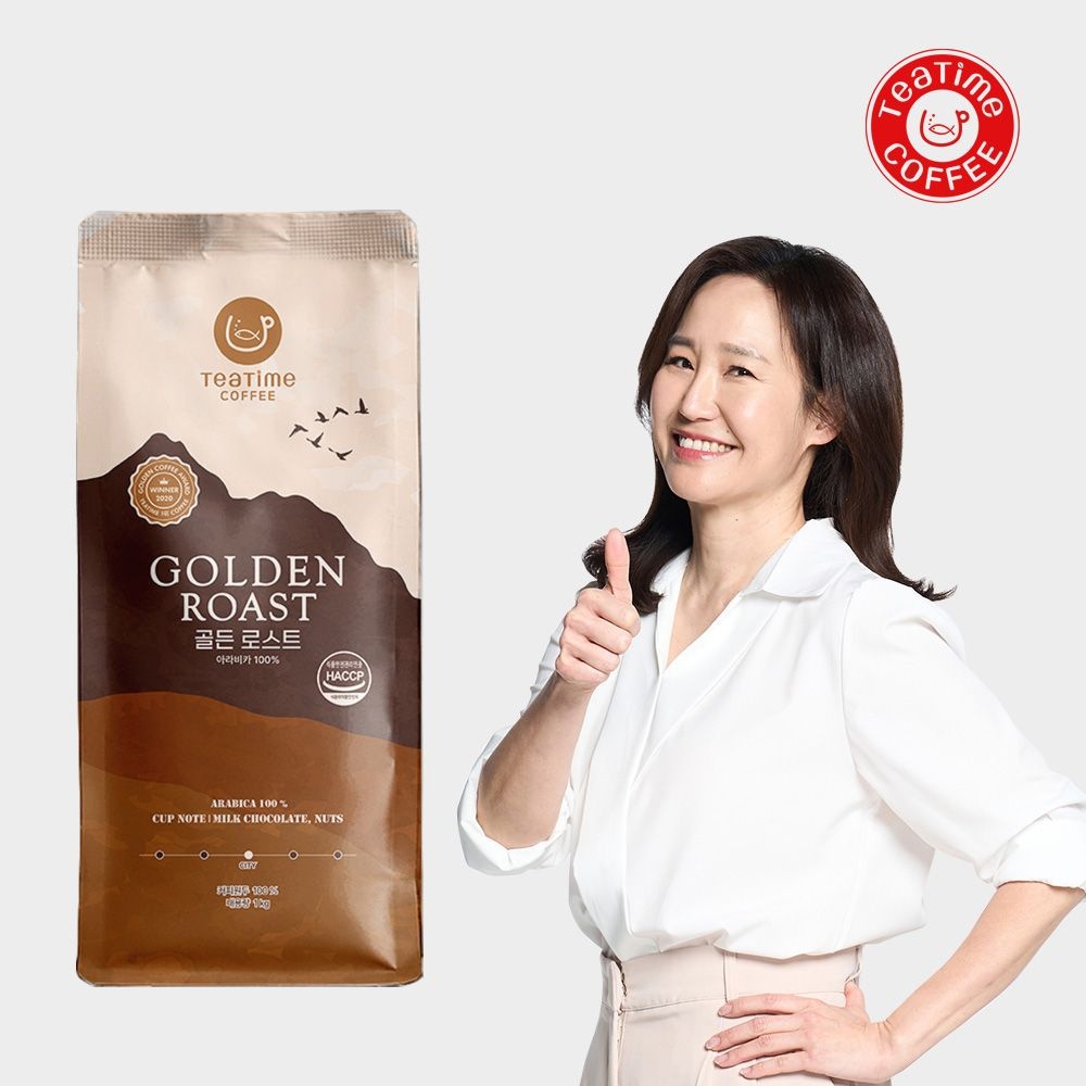 [(주)티타임]1kg 골든로스트 에티오피아 아라비카 100% 원두커피 무료배송