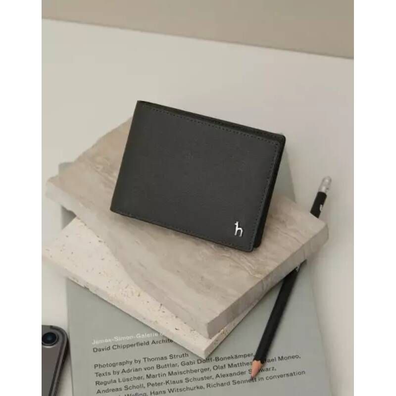 헤지스 액세서리 24FW 스테디셀러그린 단색 소가죽 반지갑 WUWA4F372E3 931097