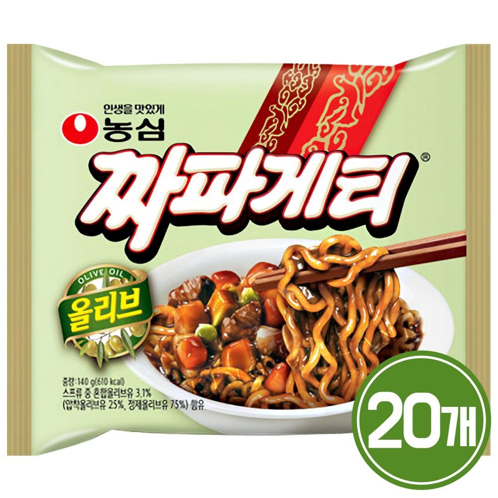 [온누리7%혜택]짜파게티140g 20개 