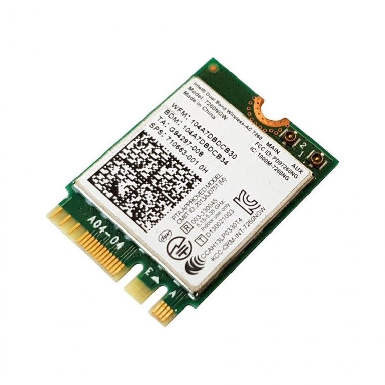 인텔 Wireless-AC7260 무선 랜카드 WiFi 블루투스4.0 (HBM0802)