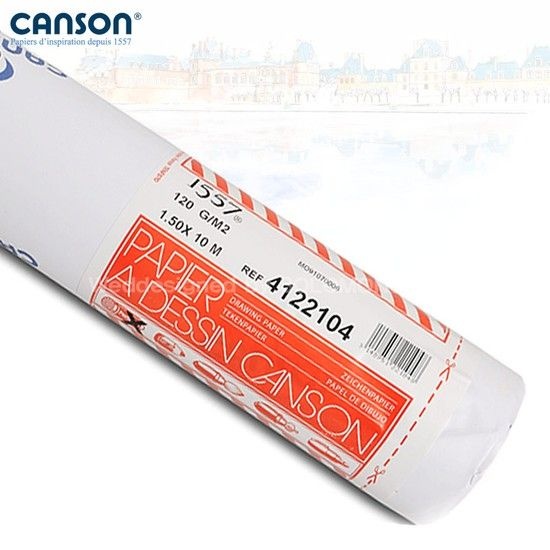 기타(ECT.) 캔손 1577 시안용 롤켄트지 120g 1.5x10M 1롤 드로잉지 크로키용지 잉크용지 스케치용지
