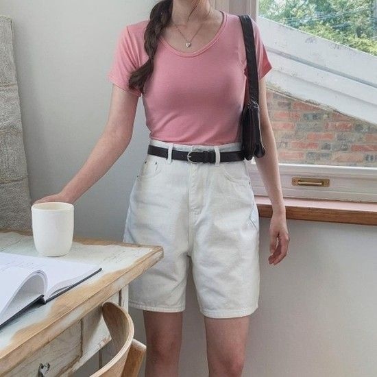 [VY] 여자 여름 데일리 반팔 티셔츠_WT31091_17859028_588847