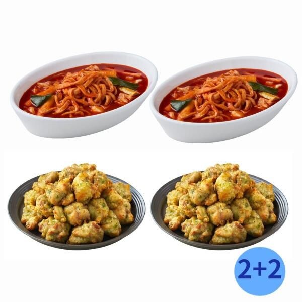 [멕시카나치킨] 멕시카나 생청양 가라아게 350gx2팩, 어묵퐁당 390gx2팩