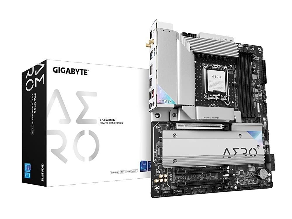 [해외] GIGABYTE Z790 AERO G (LGA 1700/ 인텔 Z790/ ATX/ DDR5/ 5 * 5.0 M.2/ PCIe 5.0/ USB 3.2 Gen2X2 Type-C/WiFi 6E/ 인텔 2.5GbE LAN/마더보드)