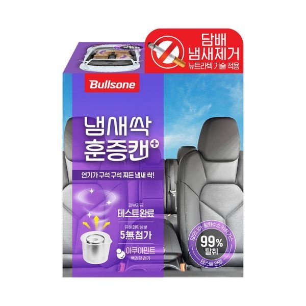 [+탈취제 택1][불스원] 살라딘 훈증캔 담배냄새제거용
