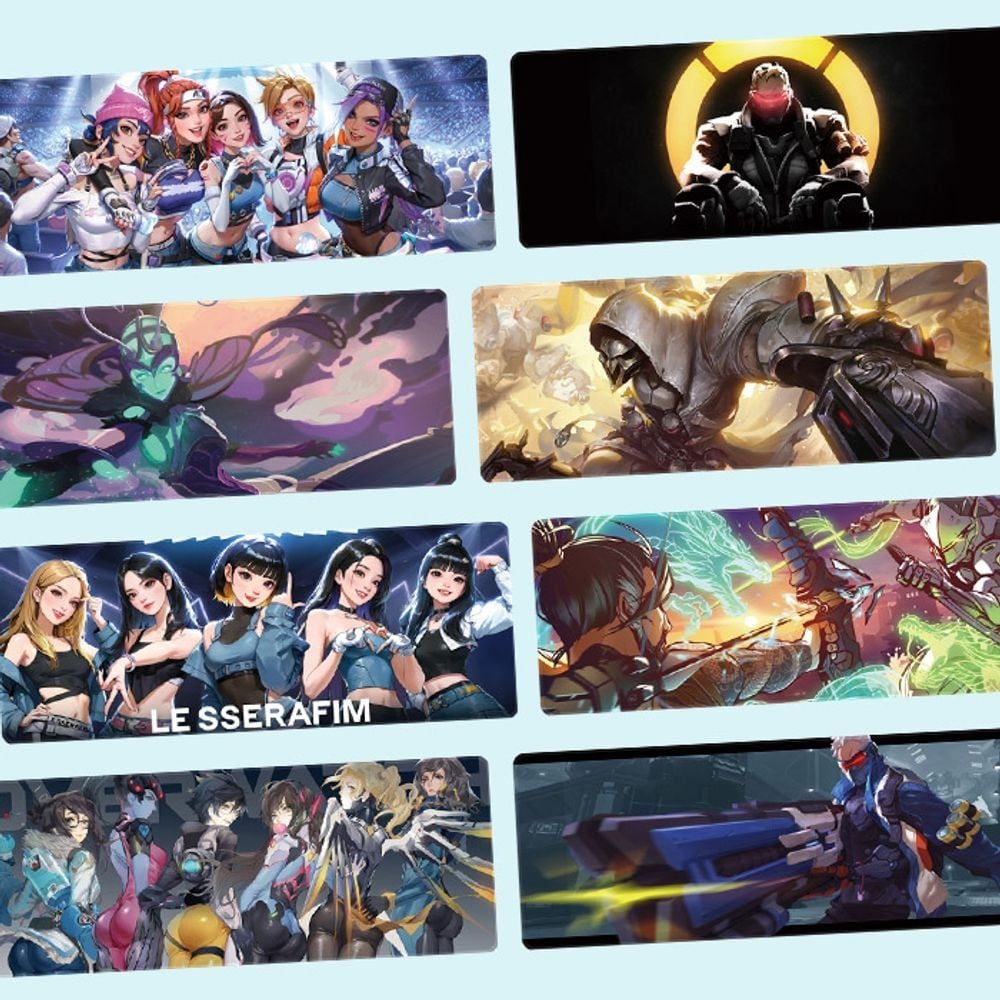 Printx 오버워치2 시즌B 게이밍장패드 L 800x300x4mm