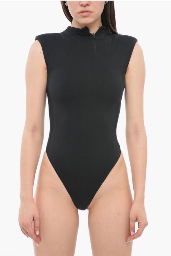 엔타이어 스튜디오 바디수트 티셔츠 ES2117VI SO Black