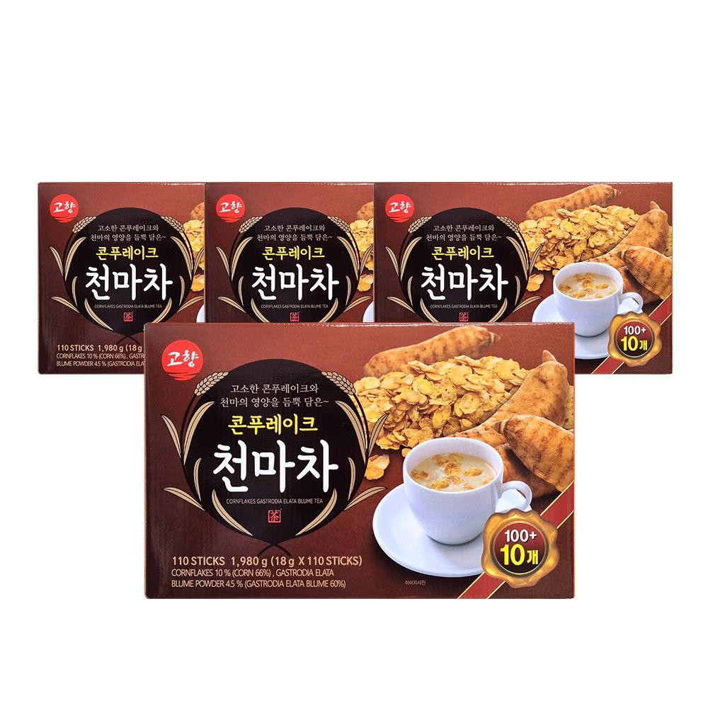 [롯데백화점]  [고향] 콘푸레이크 천마차 110T X4개  1box