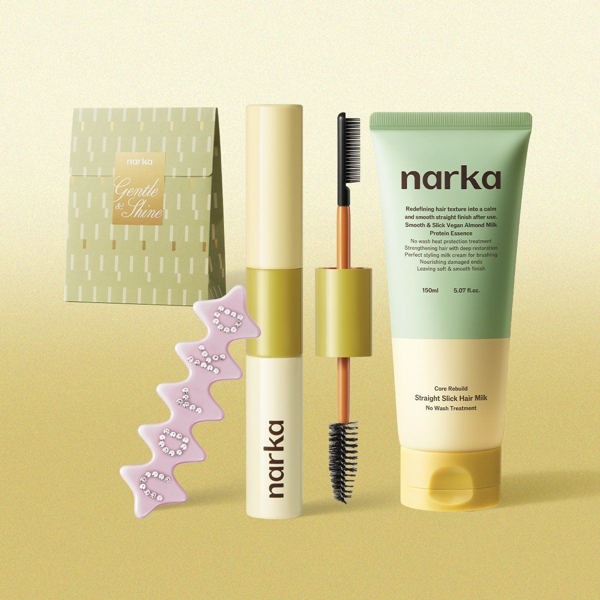 나르카 나르카 슬릭 헤어 & 스타일링 듀오(하입 핏+헤어 밀크_헤어핀) <870794>