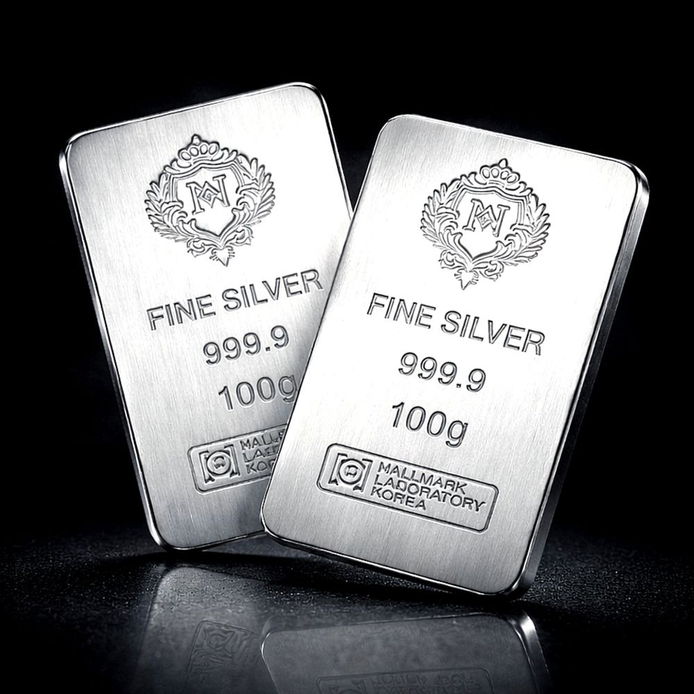 [푸에르푸엘라 협력업체]푸에르 푸엘라 [당일발송] 실버바 100g 포나인 은괴 은테크 은바 투자 실버테크 은코인