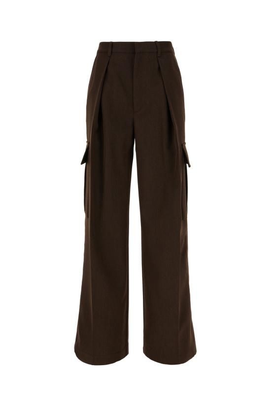 [해외] 버버리 24FW 버버리 스트레이트 팬츠 8092817 A8834 BROWN BLACK