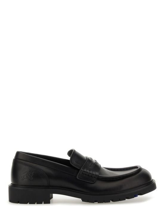 [해외] 버버리 25FW 버버리 레더 로그 로퍼 8111385 A1189 BLACK