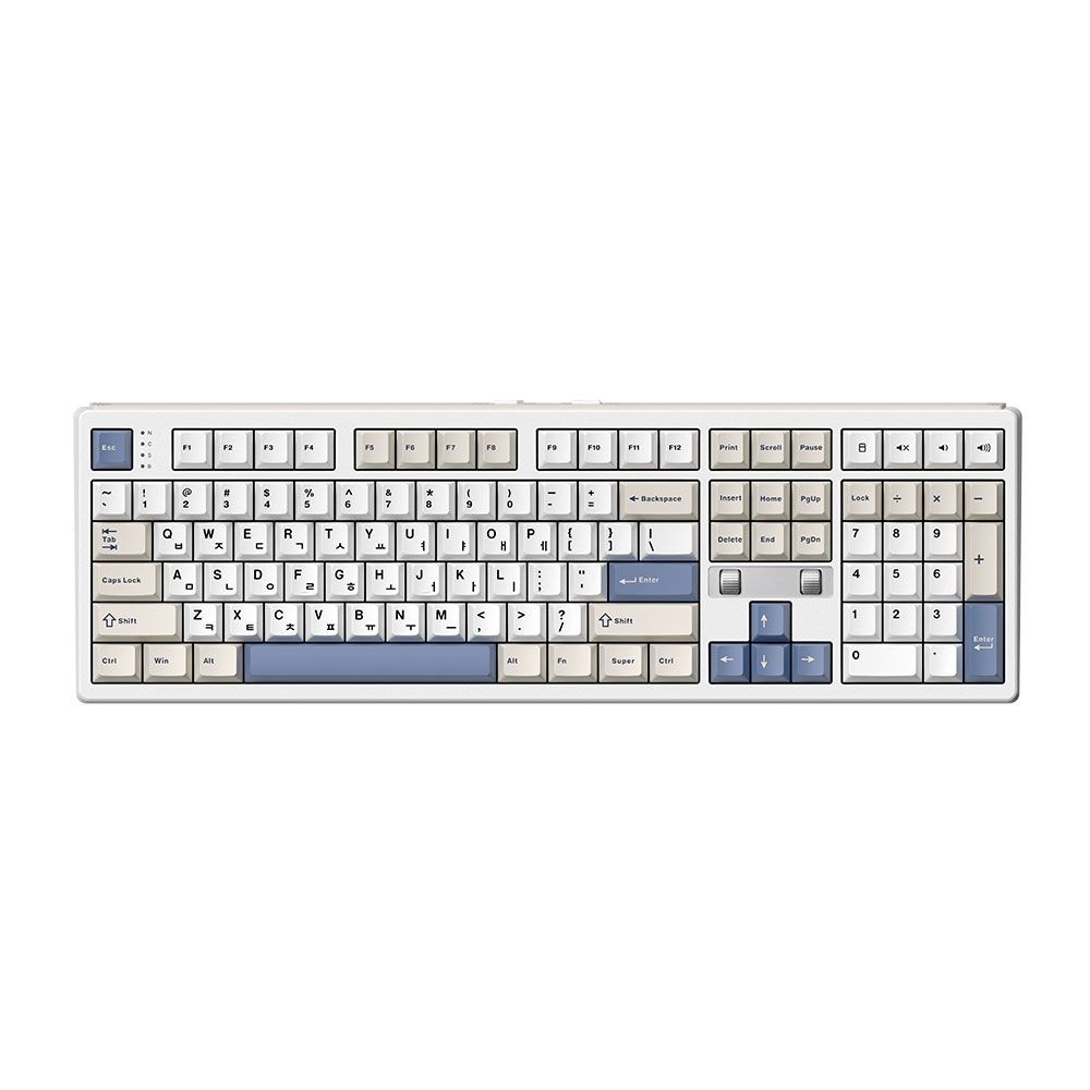 프리플로우 프리플로우 archon AK68 DualDial 유무선 기계식 키보드 블루오션 저소음 디딤돌축
