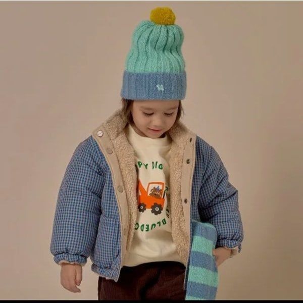 블루독 블루독 25년겨울신상품25C25-113-01BL시그니쳐 리버시블점퍼 149247