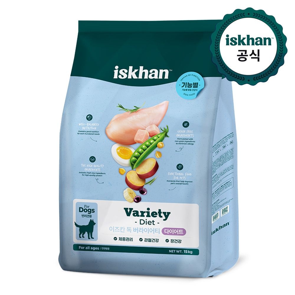 [추가 중복쿠폰] 이즈칸 독 버라이어티 다이어트 15kg