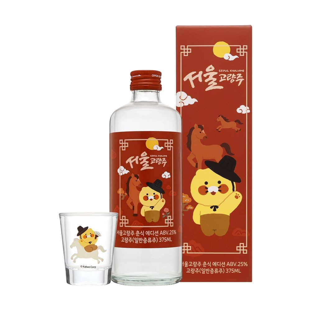 서울고량주X춘식이 변색잔 에디션 25도 375ml