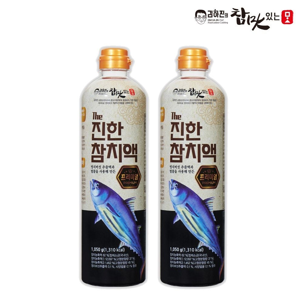 김하진의 더진한 참치액 오리지널 1050g 2병