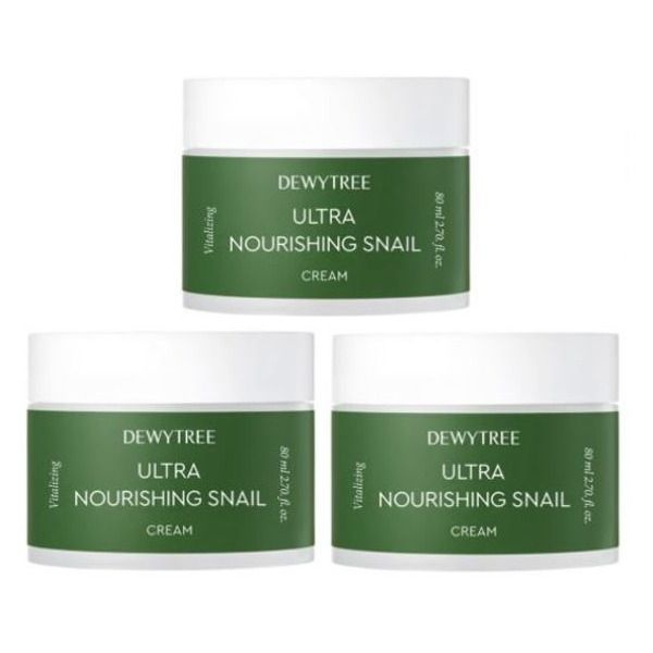 피코스텍 [듀이트리] 울트라 너리싱 스네일 영양 달팽이 크림 80ml 3개