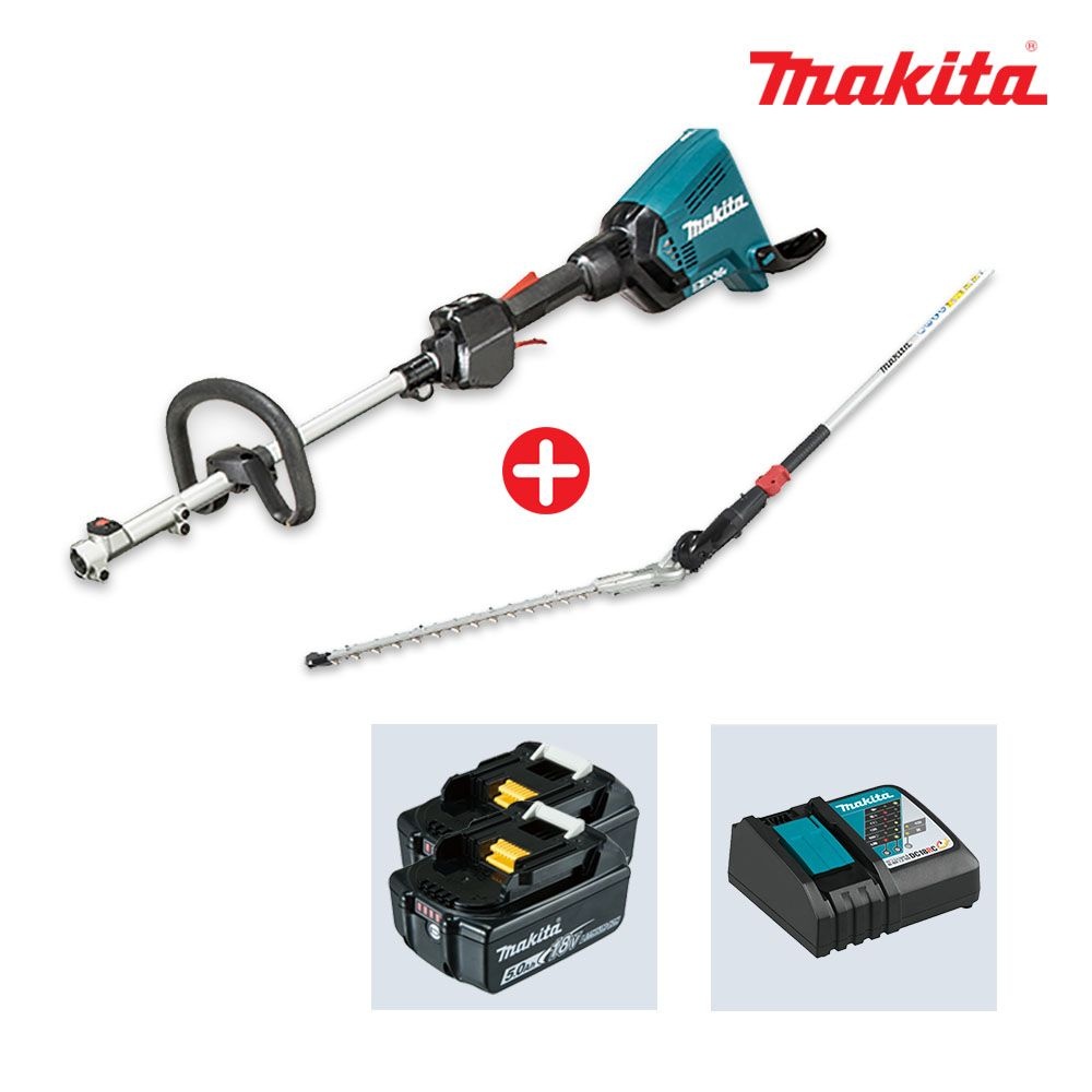 마끼다 18Vx2 5.0Ah 2팩 DUX60Z+EN401MP 각도헤지트리머 급속충전기세트