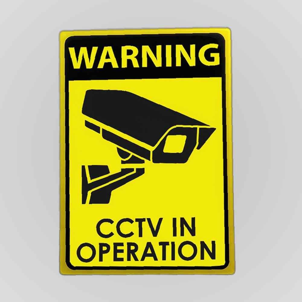 CCTV 대형 벽부착 안내판 G 보안카메라 씨씨티비 경고판 팻말 푯말 스티커 경고장 경고문구