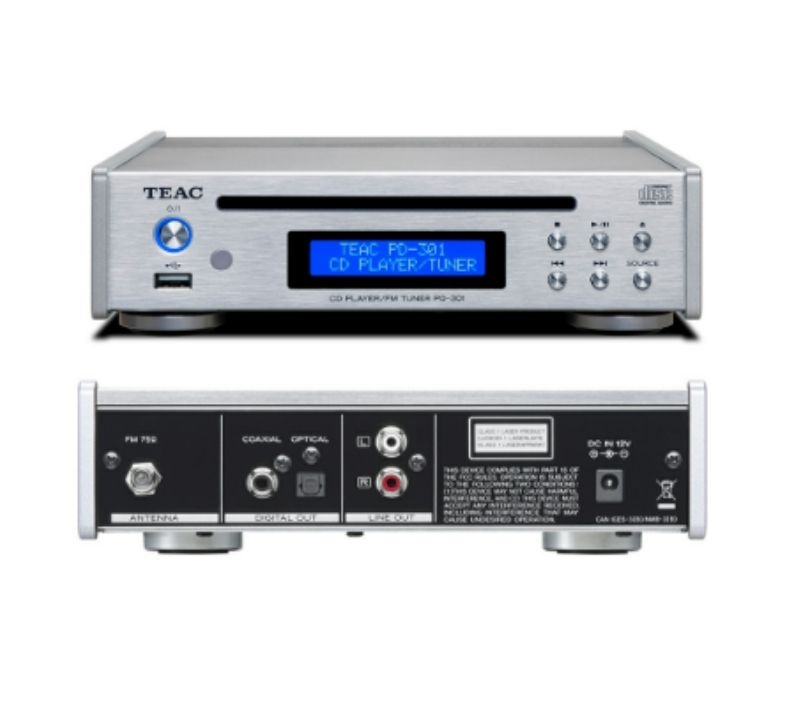 [해외] Teac 티악 CD 플레이어 FM 튜너 PD-301-X
