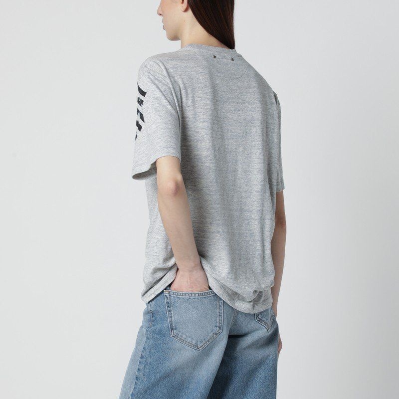 골든구스 26 S/S 골든구스 그레이 티셔츠 WITH 로고 프린트 GUP01220P002523-60255 B0051943546
