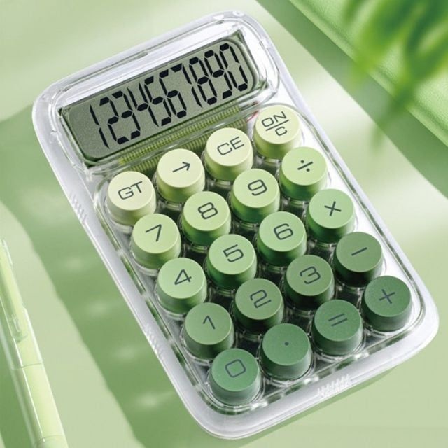 만나이 환율 디데이 경리 사무용 휴대용 12자리 계산기