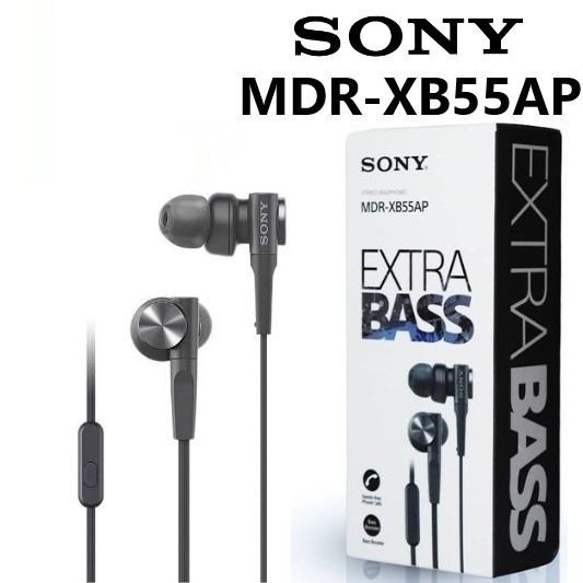 [해외] 소니 유선 이어폰 중저음 EXTRA BASS MDR-XB55AP