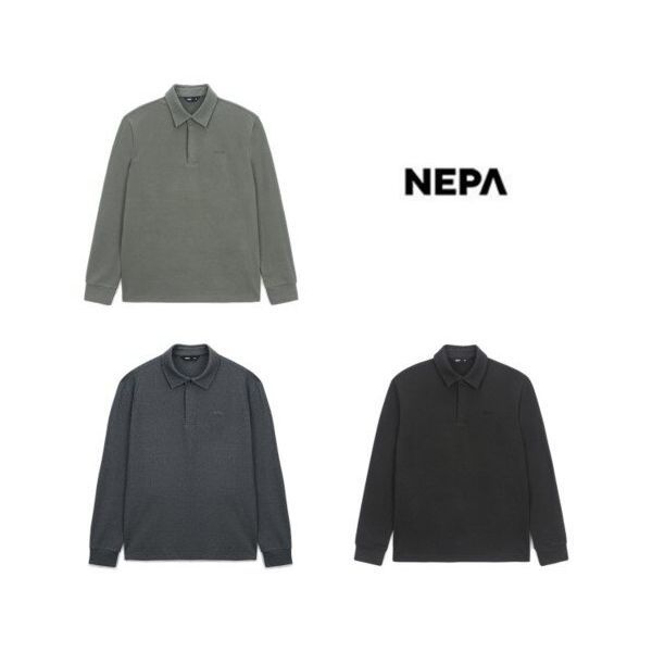 네파남성 리사이클 기모 폴로티셔츠 7K75269_US