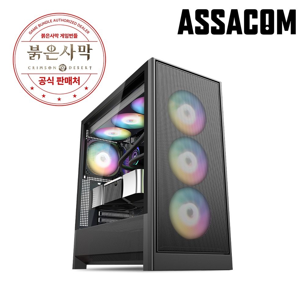 아싸컴 AMD 9800X3D+9070XT 16G+32GB+2TB / AMD그래픽 듀얼타워쿨링 라이젠+라데온