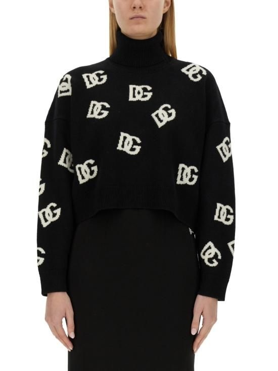 [해외] 돌체앤가바나 24SS 돌체앤가바나 터틀넥 FXW11T BLACK