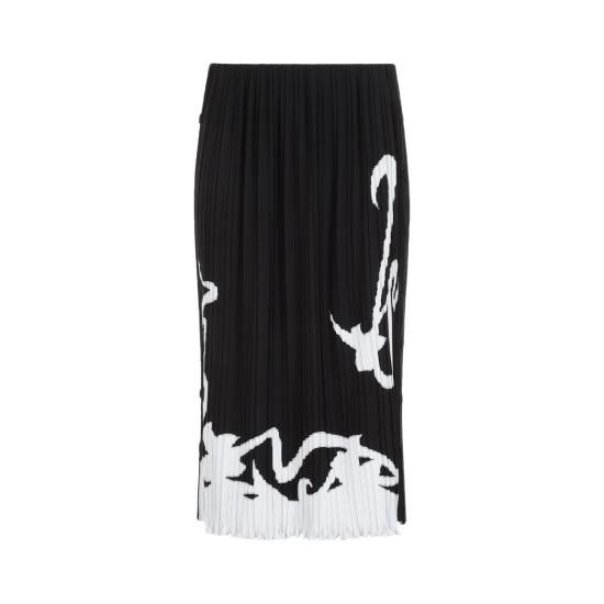[해외] 랑방 24SS 랑방 미디 스커트 RWST00055904P24 10 BLACK