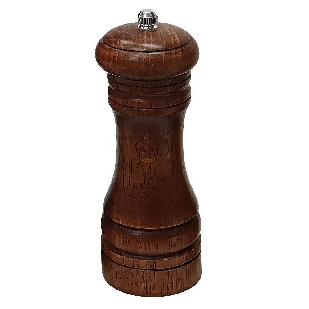 델키 향신료 분쇄기 페퍼밀 그라인드통 목 양념병 6호 소금 갈이 핸드밀