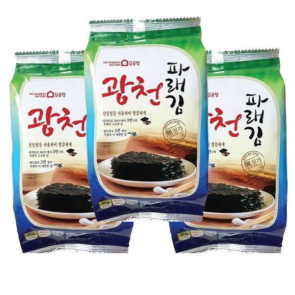 광천 김공장 파래김 식탁김 15g 30봉
