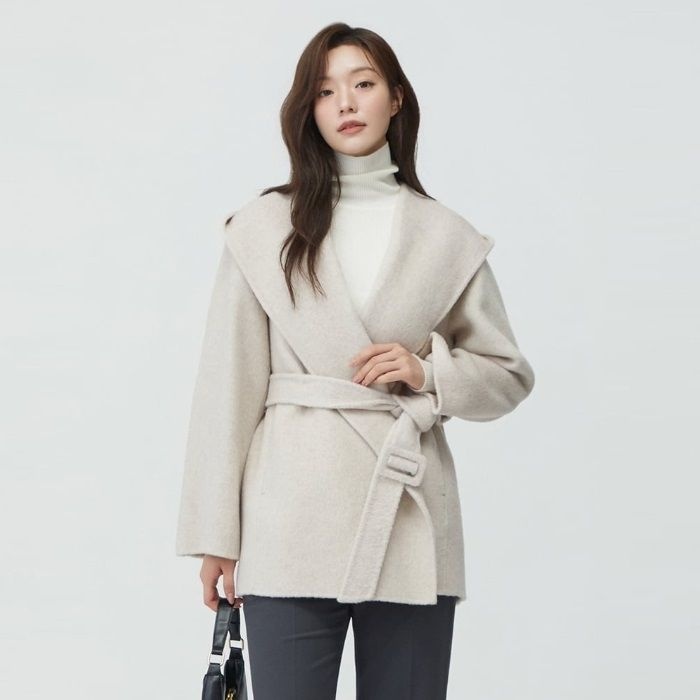 [롯데백화점] 플라스틱아일랜드 알파카블렌디드 핸드메이드 후드 자켓 PR4HJ062 LE1220471668