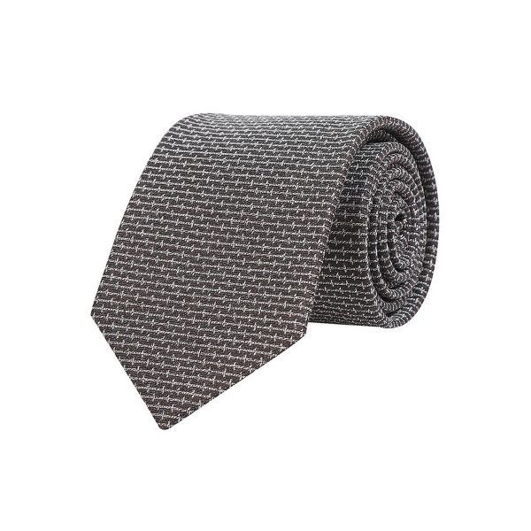 <매장정품> DAKS SHIRTS 실크혼방 슬림 솔리드 넥타이 브라운 DKF1ACF1278W1 214287