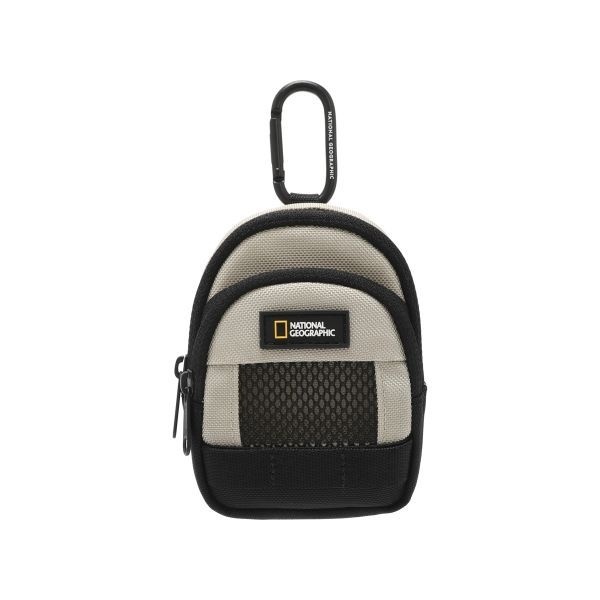 NATIONALGEOGRAPHIC <매장정품> 내셔널지오그래픽 NATIONALGEOGRAPHIC N265AAC520 메쉬 백팩 파우치 BEIGE N265AAC520070070 589904