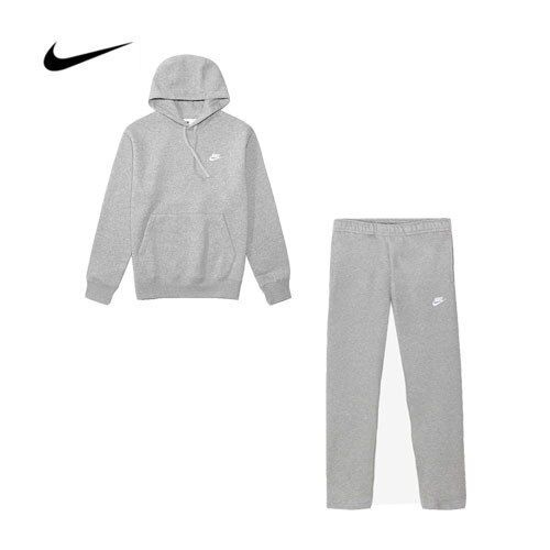 나이키 [패션플러스][나이키]나이키 츄리닝  BV2708-063 후드일자세트 그레이 국내