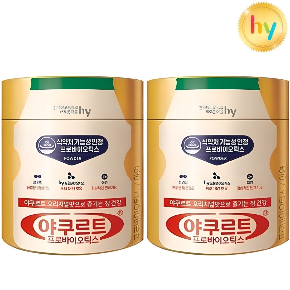 hy 한국 야쿠르트 프로바이오틱스 유산균 120g(2g 60포) X 2개