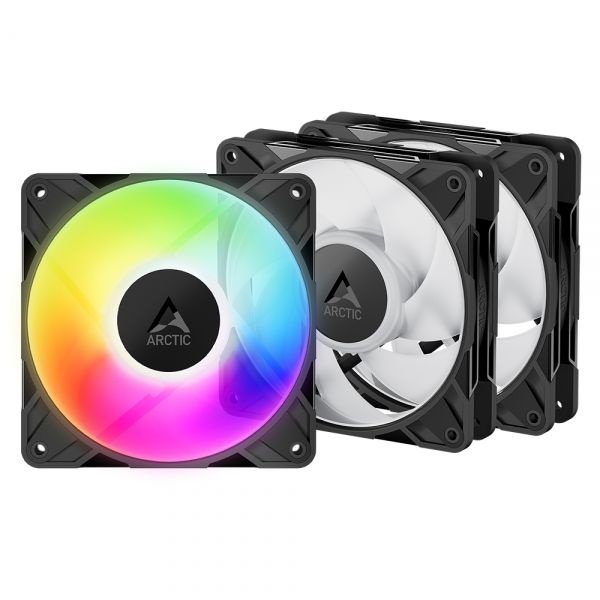 ARCTIC P12 Pro ARGB 피씨디렉트 (3팩, 블랙)