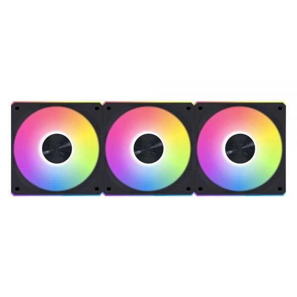 리안리 UNI FAN CL Wireless 리버스 (3팩, 블랙)