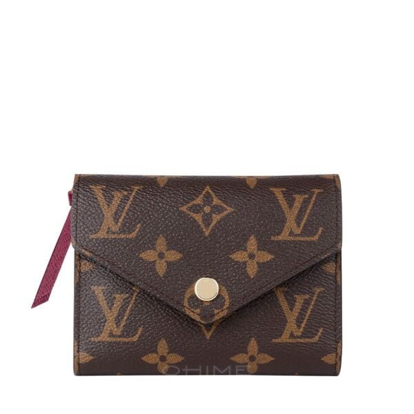 루이비통 루이비통 [루이비통] (선물포장)(당일출고) 반지갑 빅토린 모노그램 푸시아 M41938