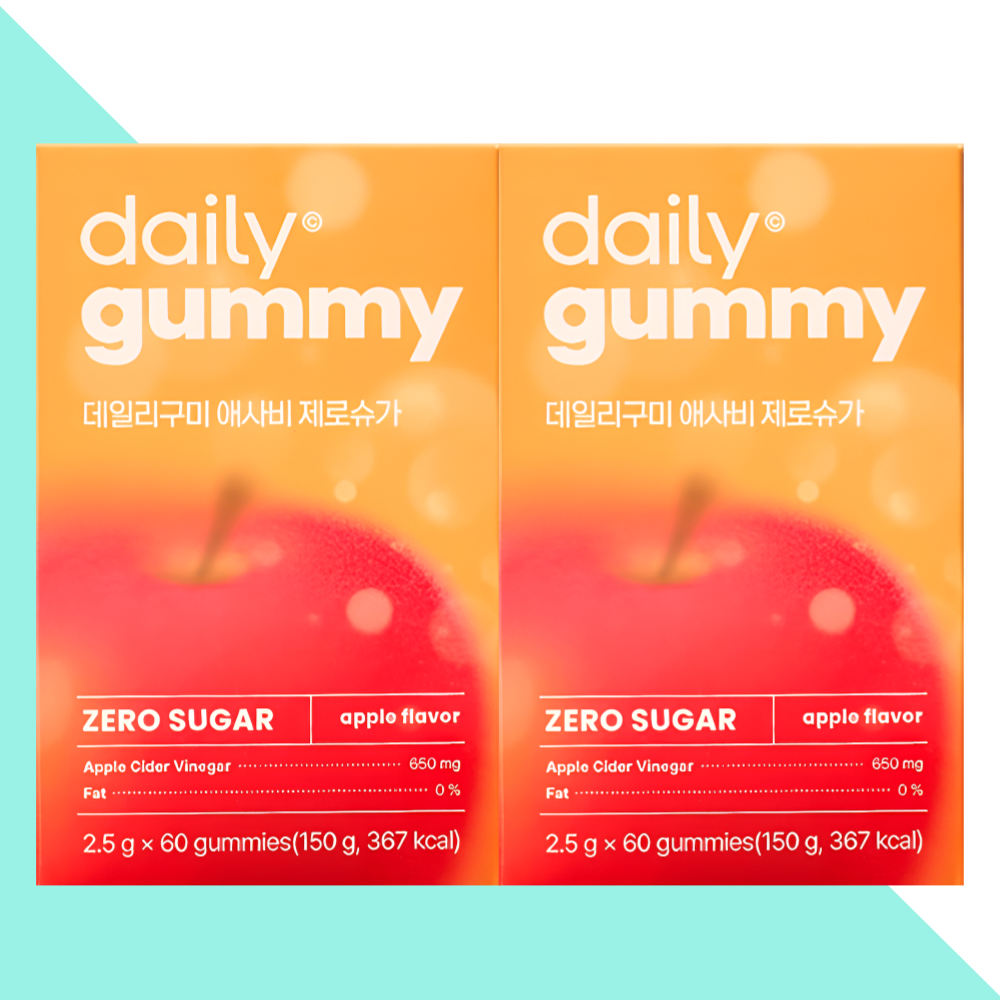 네추럴라이즈 데일리구미 애사비 젤리 애플사이다비니거 60구미X2개