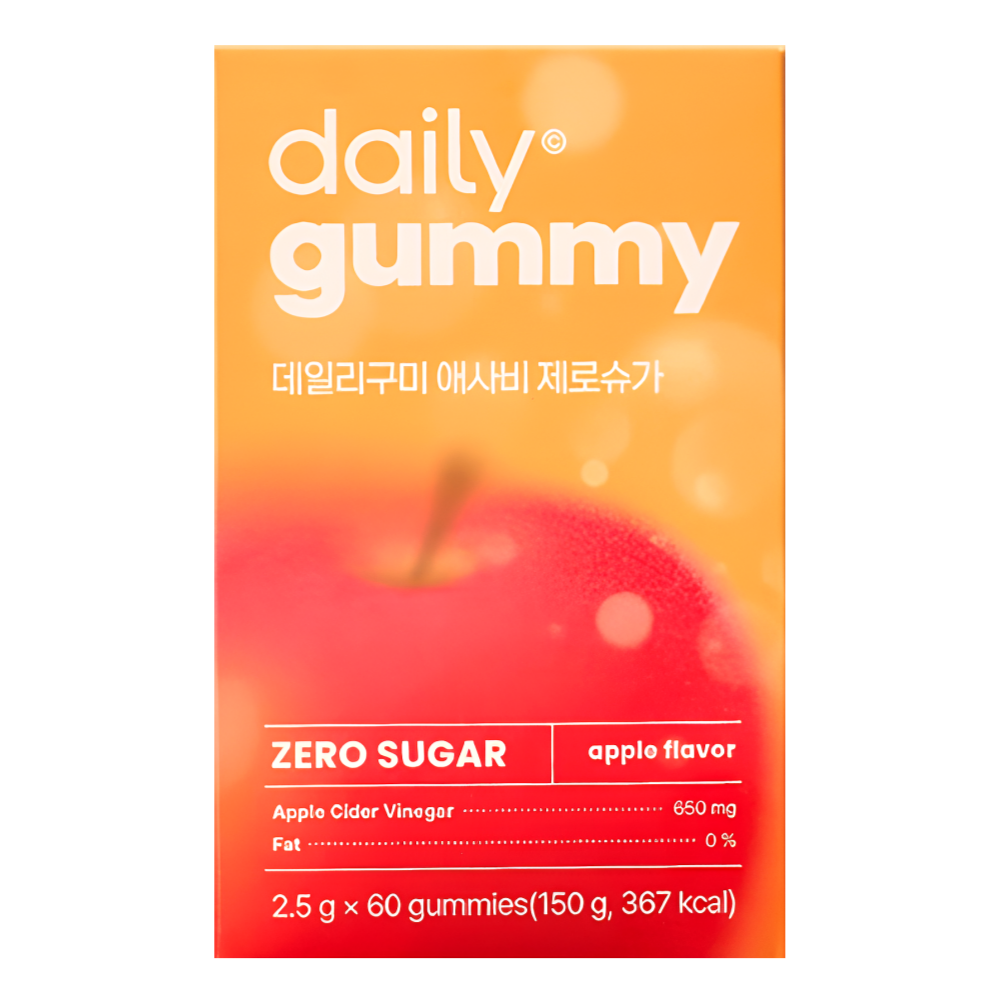 네추럴라이즈 애사비 애플사이다비니거 젤리 데일리구미 60구미X1박스