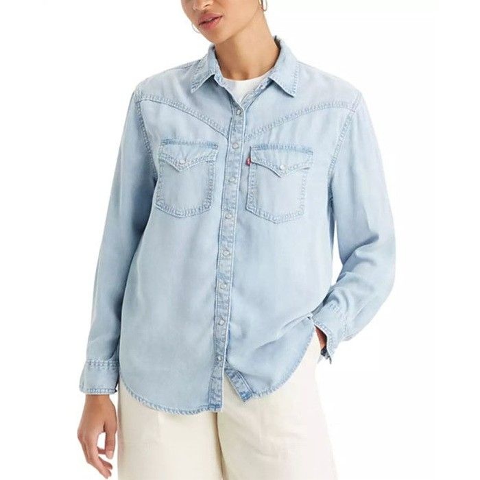 리바이스 여성 SAWYER 웨스턴 셔츠_A76206
