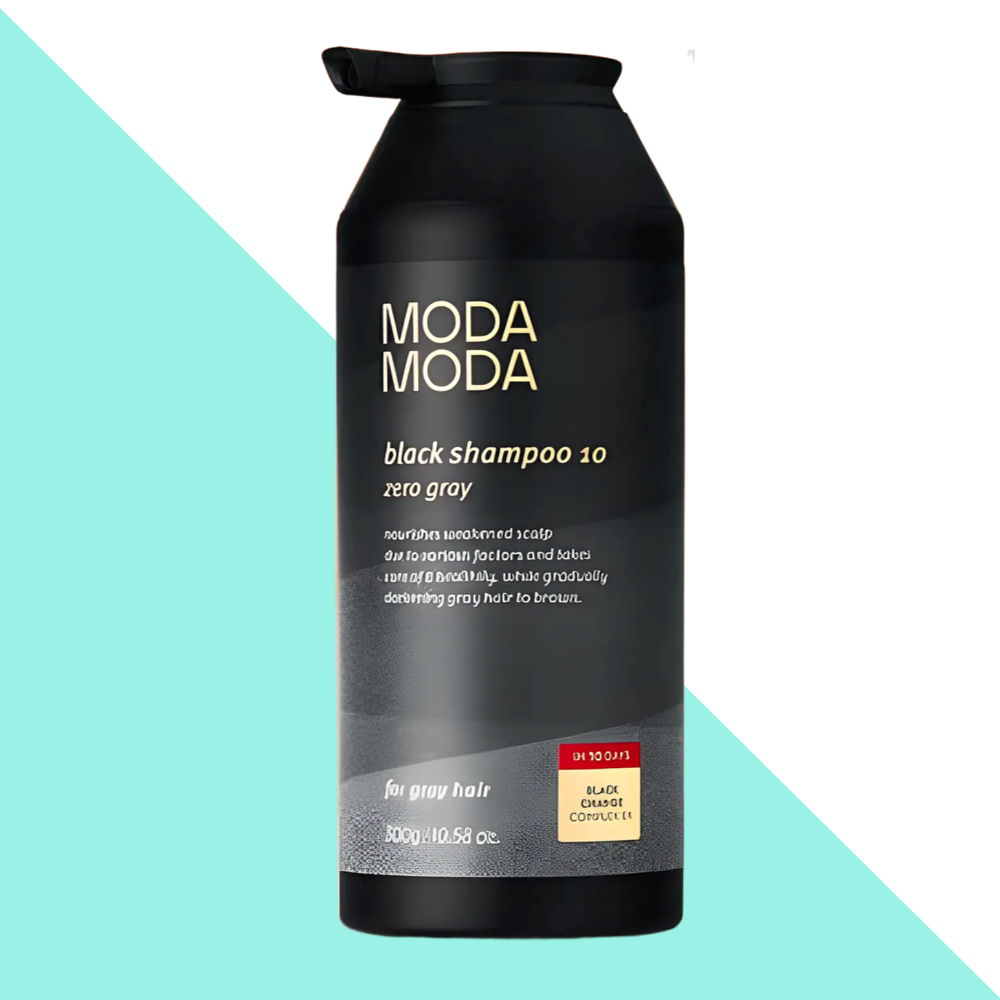 모다모다 블랙 샴푸 제로그레이 새치 머스크향 300gX1통