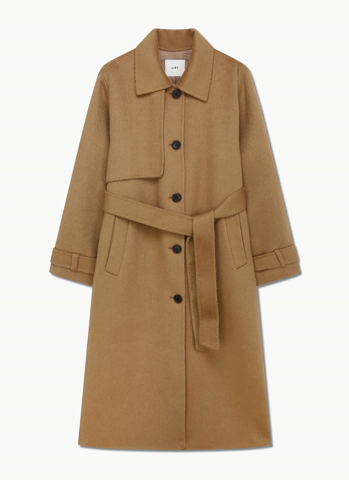 [롯데백화점] 리스트 울 건플랩 핸드메이드 롱코트 TWHCTP80030 LE1220997731