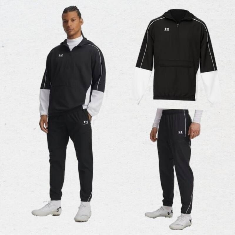 언더아머 언더아머 UNDERARMOUR 남성 축구 런닝 반집업 아노락 조거 팬츠 트레이닝복 세트 4045-4046-0
